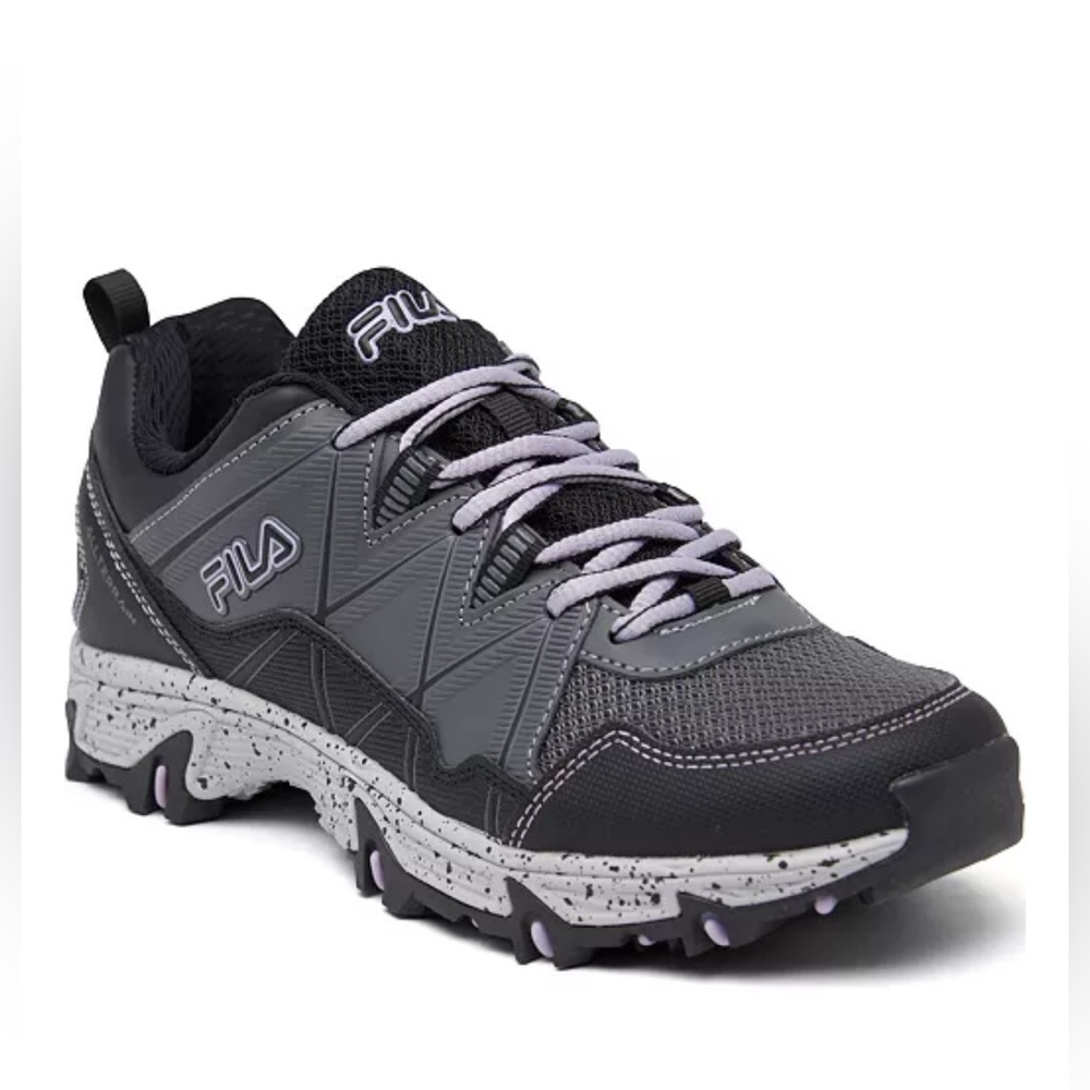 Fila Outdoor At Peake 24 TN Trail/Hiking Shoes Black/Gray/Purple Women’s Size 7
